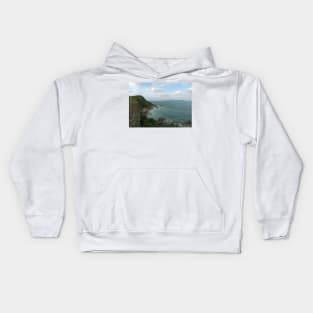 On the Cliff by the Sea Kids Hoodie